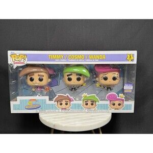 Funko Pop! The Fairly OddParents Timmy, Cosmo, Wanda 3 Pack SDCC 2023